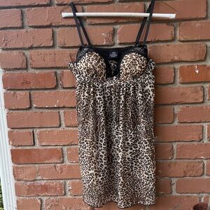 Apt. 9 Animal Print Lace Chemise